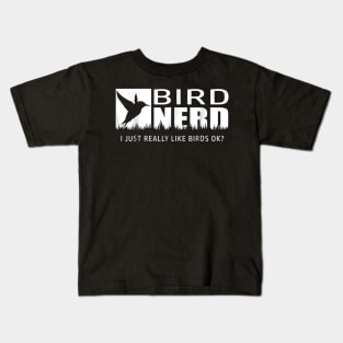 BIRD WATCHING SHIRT BIRD WATCHERS T-SHIRT BIRD NERD Kids T-Shirt